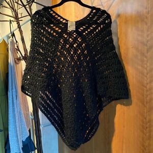 Authentic 100% Mohair Poncho Sweater